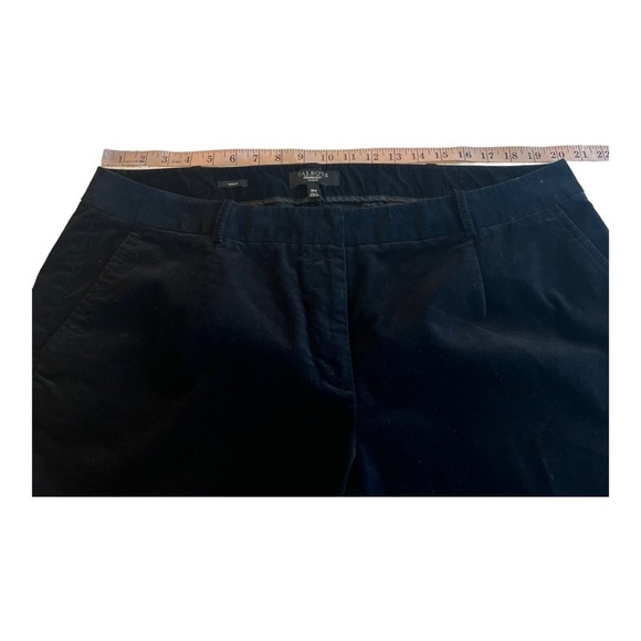 Talbots Signature Black Velvet Trousers Pants Cuffed Ankles in Size 18W Woman - Picture 6 of 13